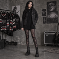Gothic Pattern Fishnet Tights